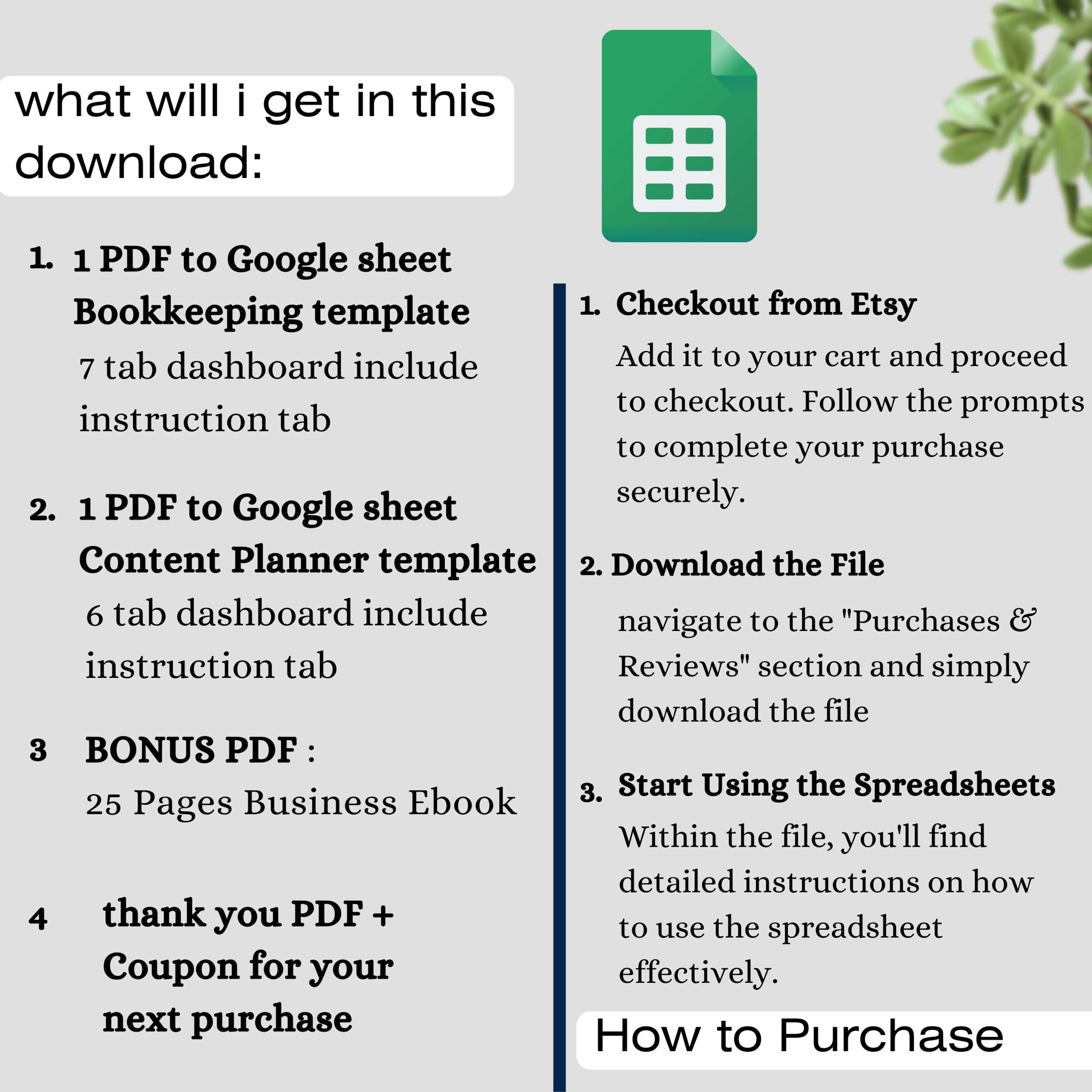 Small Business Bookkeeping and Content Planner