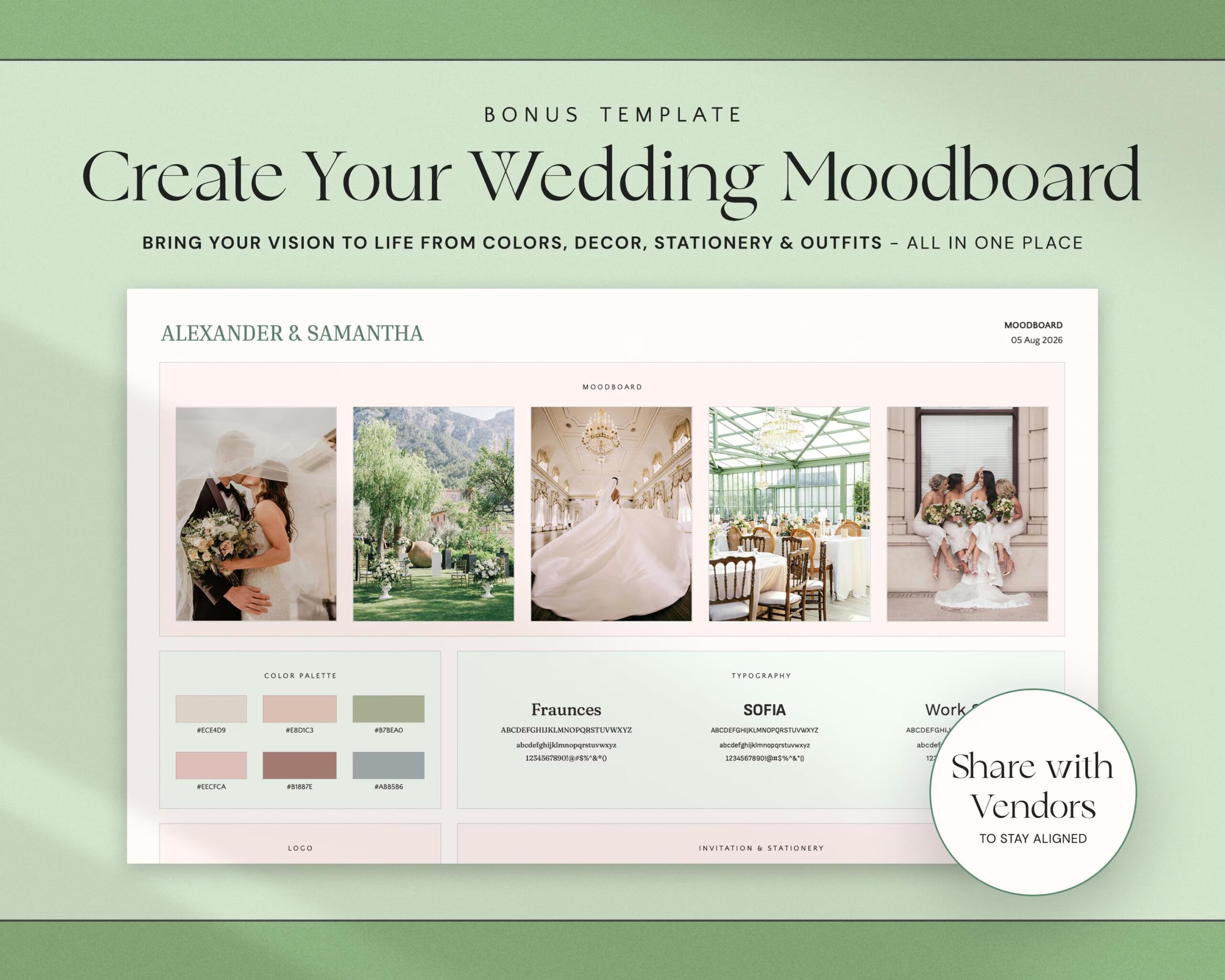 Wedding Budget Spreadsheet with Wedding Planner, Finance Tracker and Expense Tracking