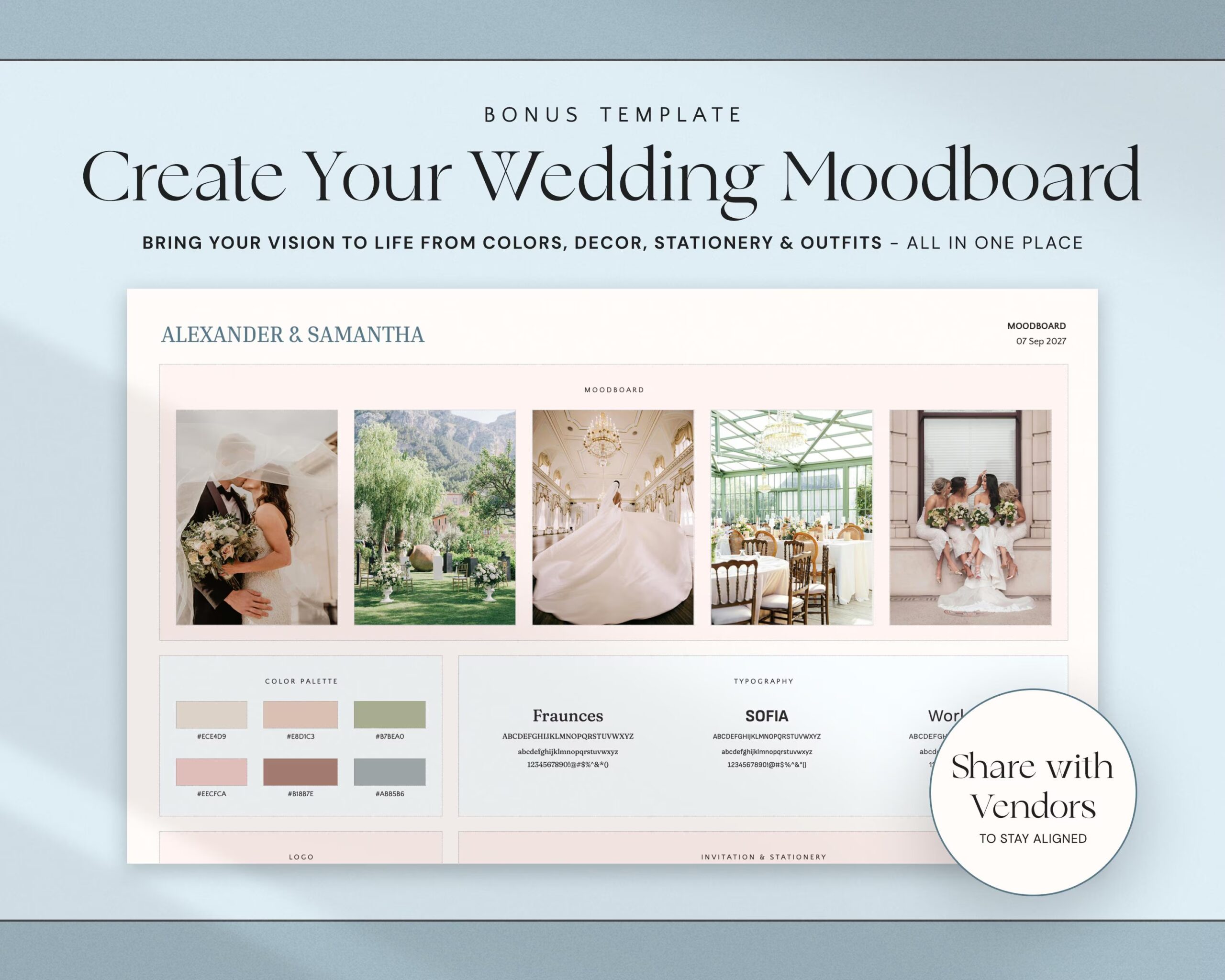 Wedding Budget Spreadsheet with Wedding Planner, Expense Tracker, Destination Wedding Finance and Bridal Budget Template