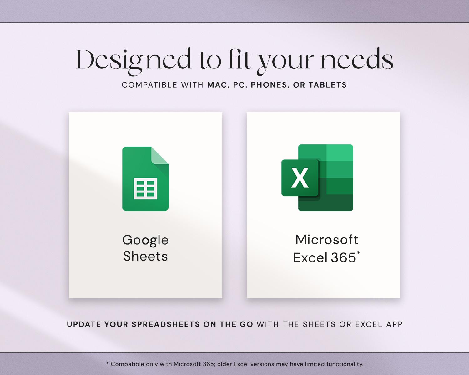 Wedding Planner Spreadsheet with Guest List, Seating Plan, Wedding Checklist and Budget Tracker