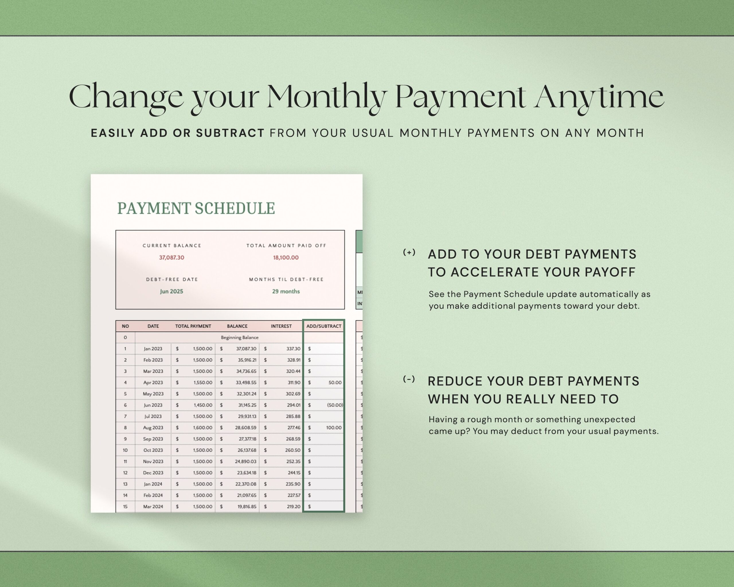 Debt Snowball Spreadsheet with Debt Payoff Tracker, Debt Payoff Calculator, Student Loan Repayment and Home Debt Payoff Chart