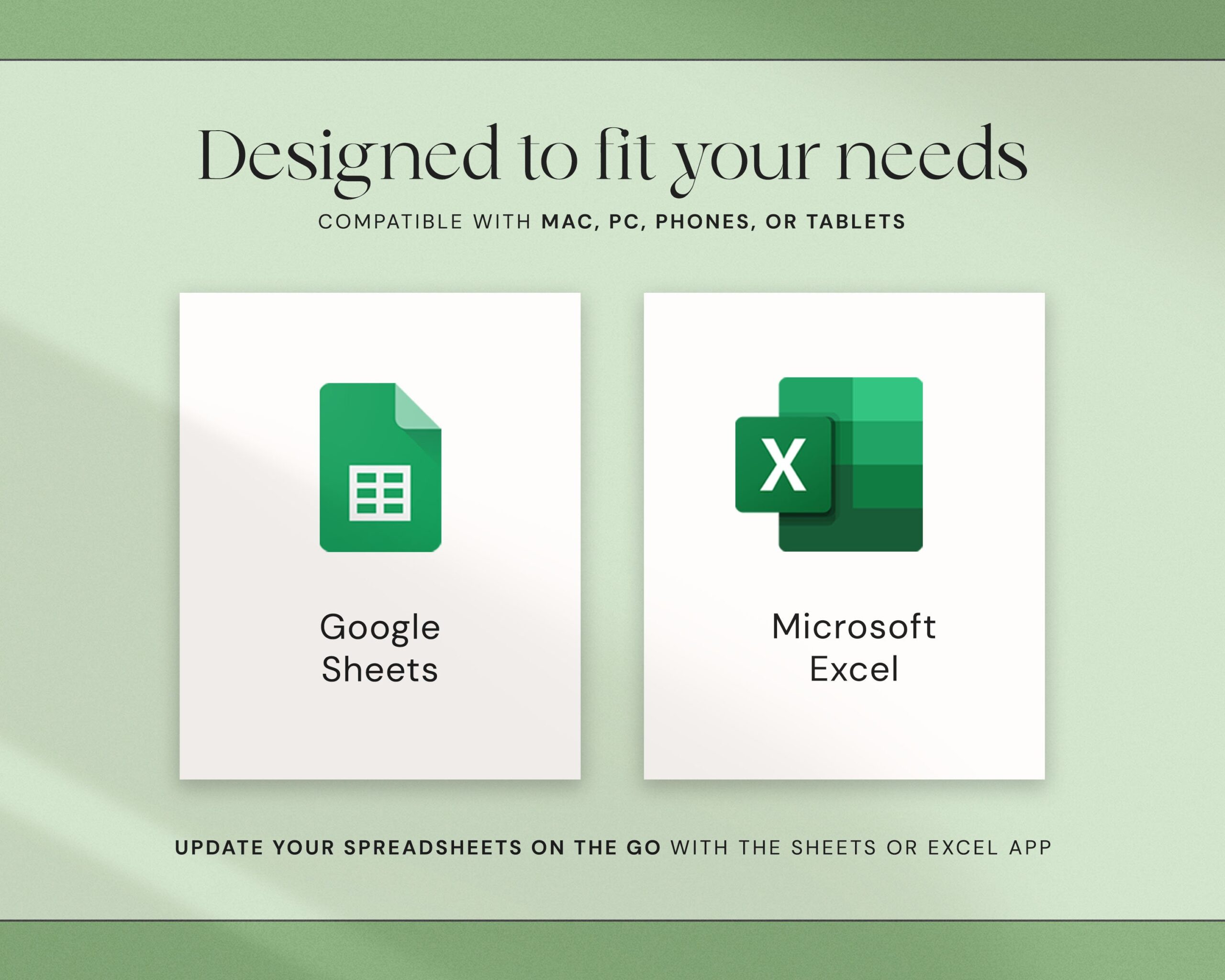 Monthly Budget Spreadsheet with Digital Budget Planner and Monthly Finance Tracker