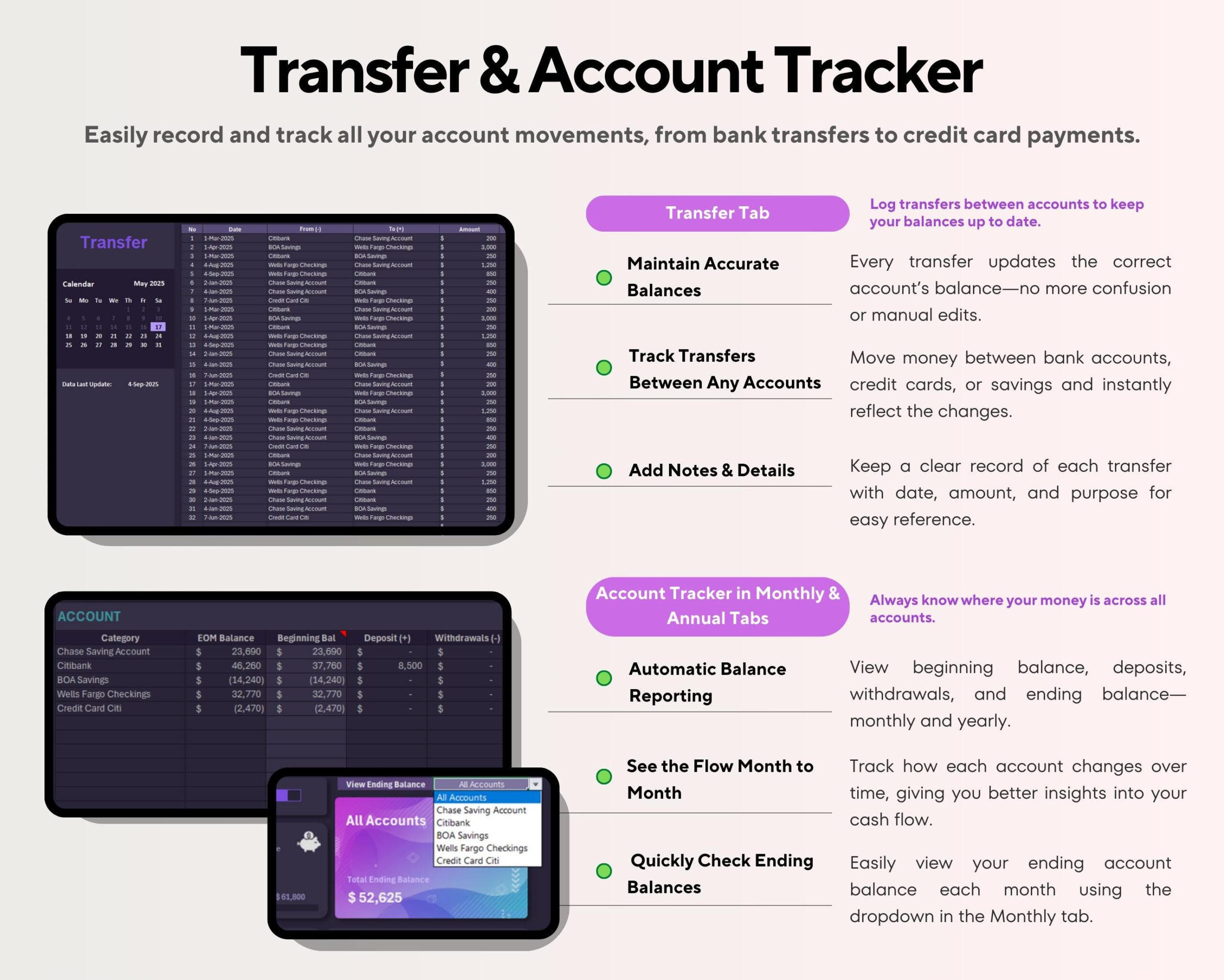 Couple Budget Planner with Annual and Monthly Tracker for Income, Expenses, Debt, Savings and Bills