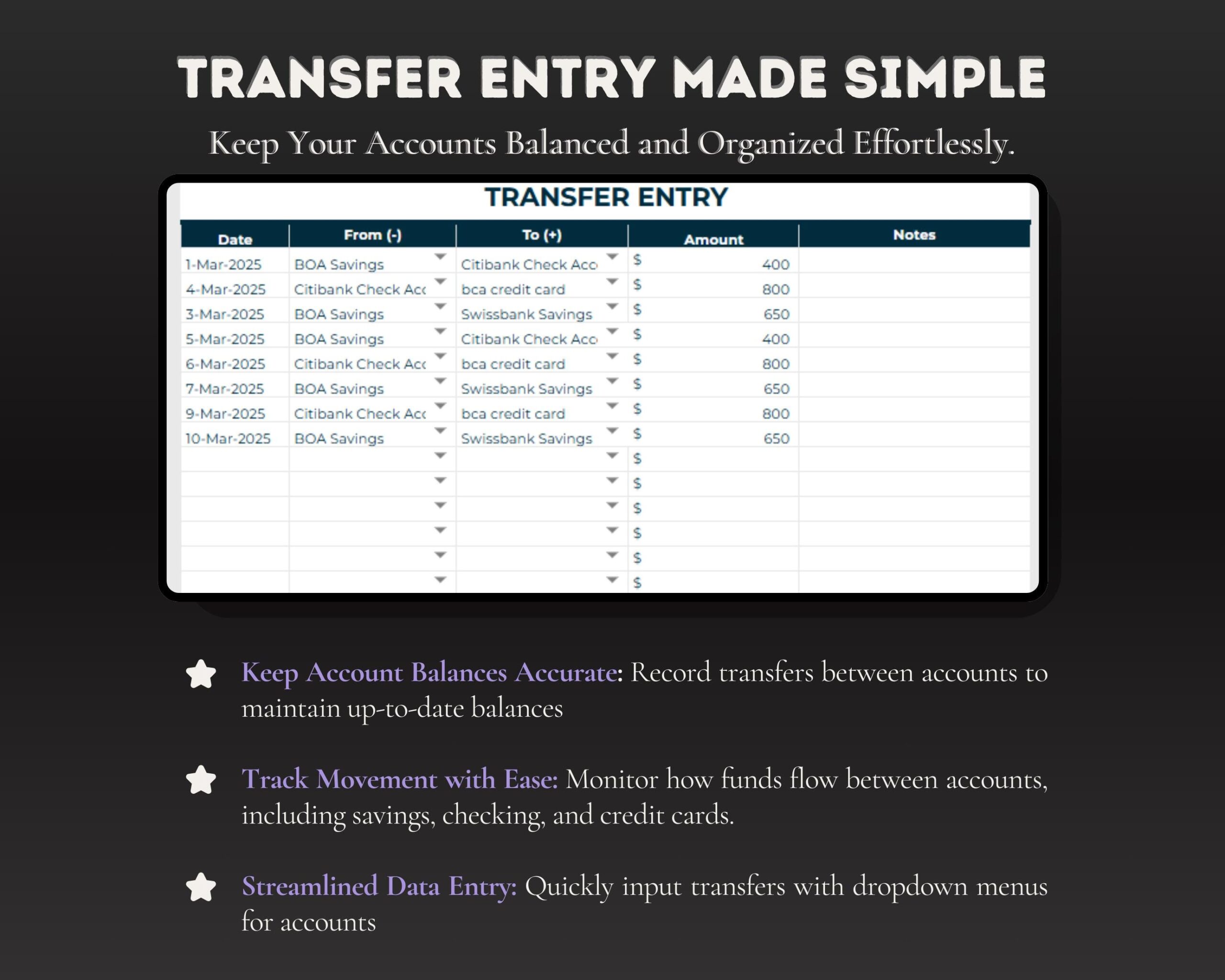 Budget Tracker Spreadsheet with Income and Expense Planner