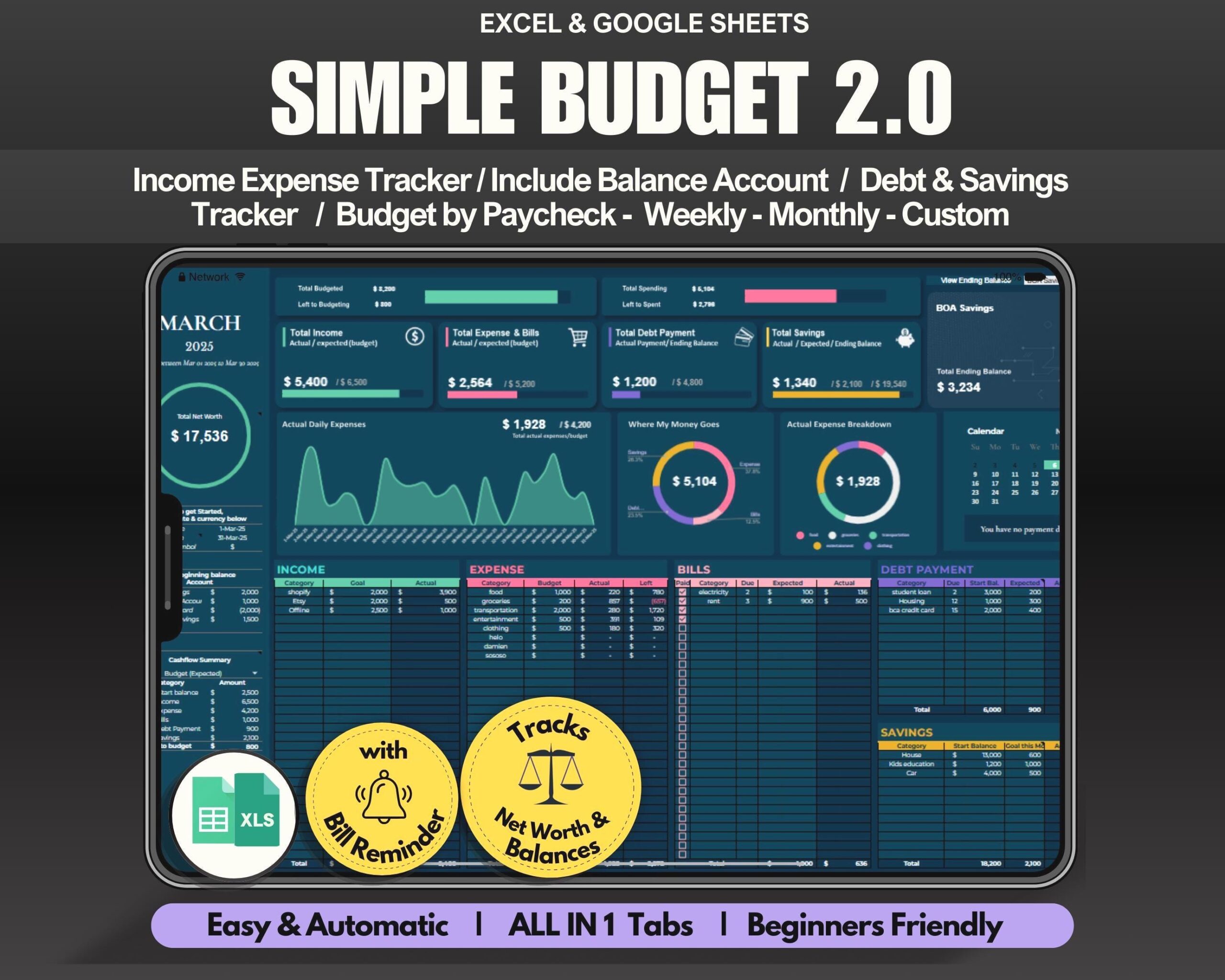 Simple Budget Tracker