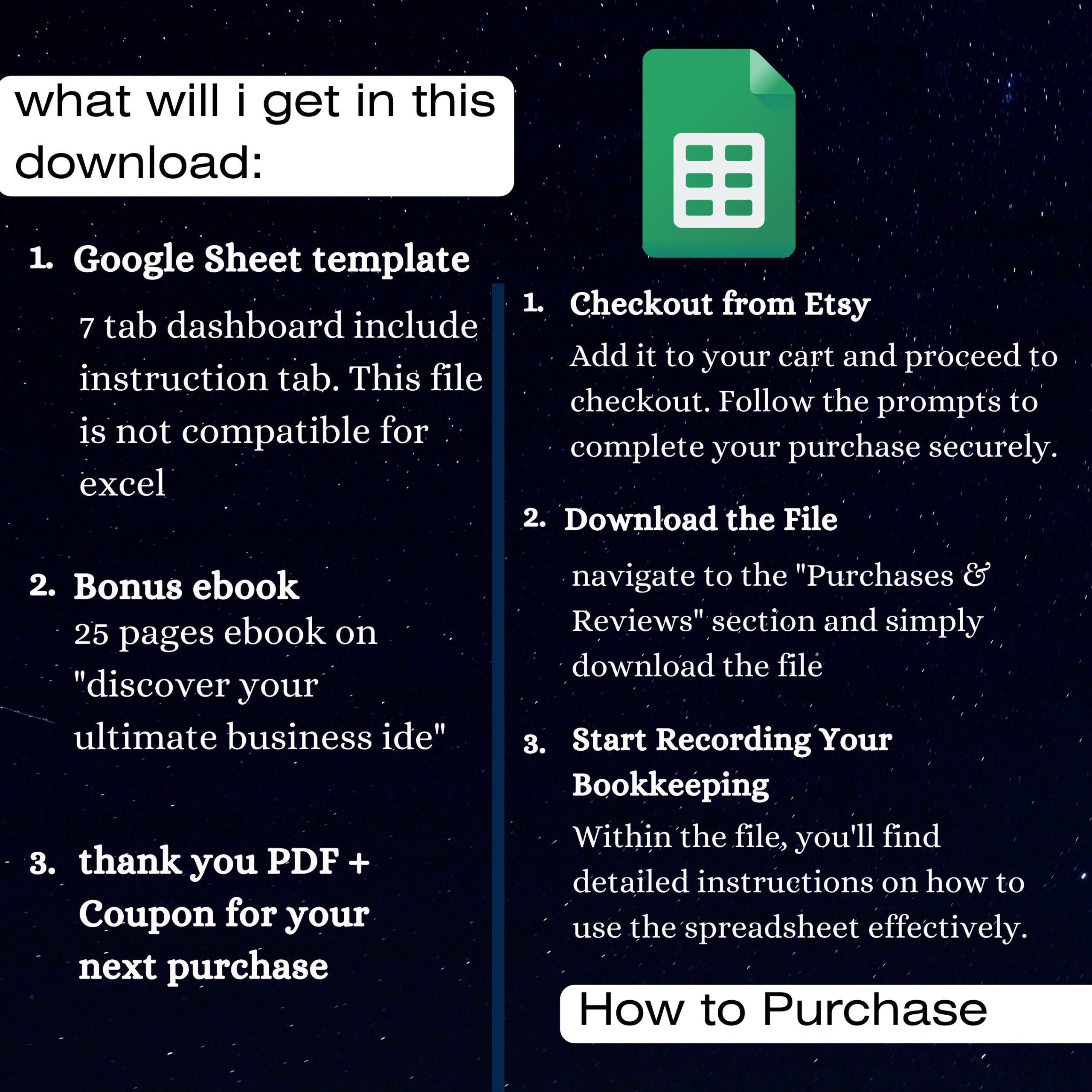 Small Business Bookkeeping Template with Business Budget Planner
