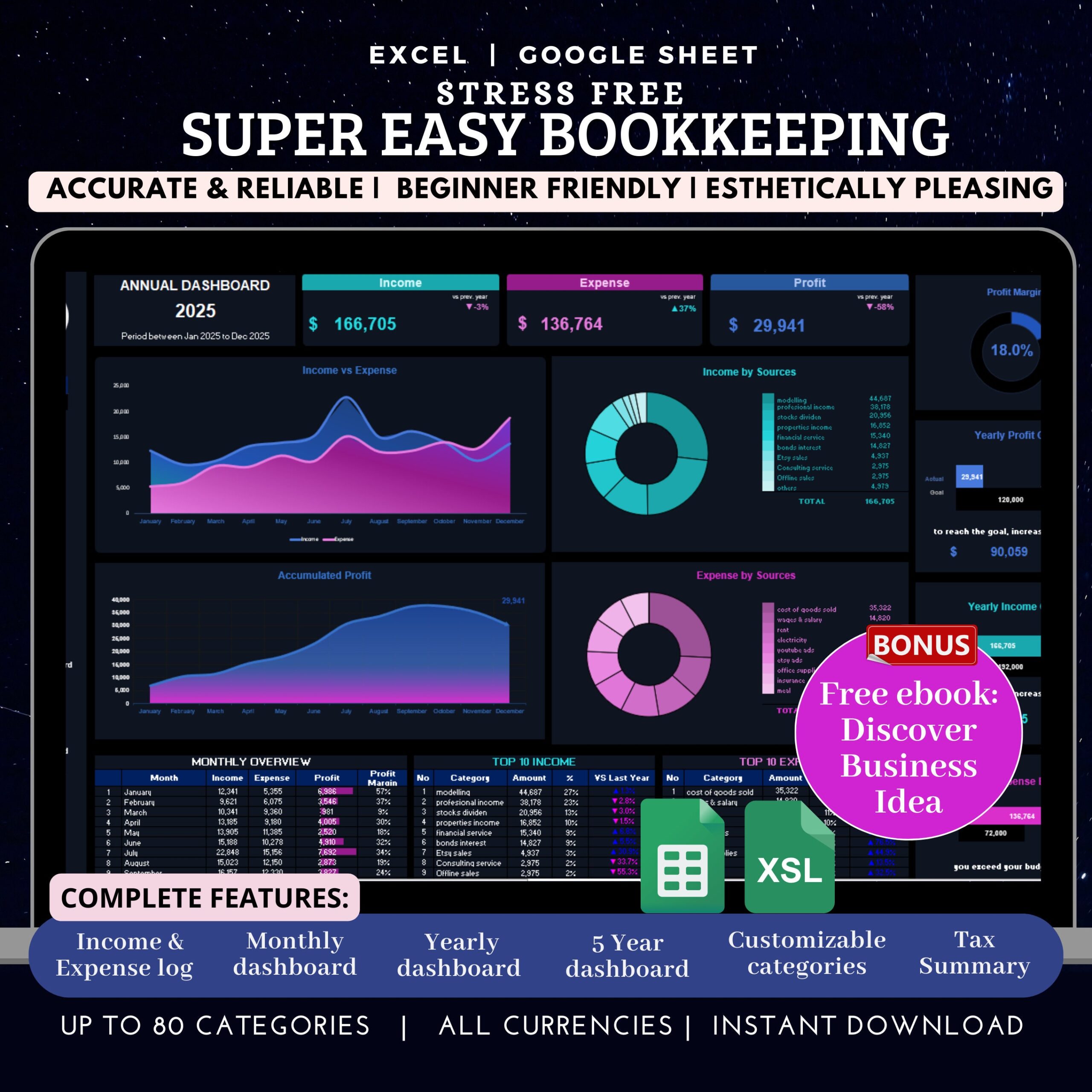Small Business Bookkeeping Template