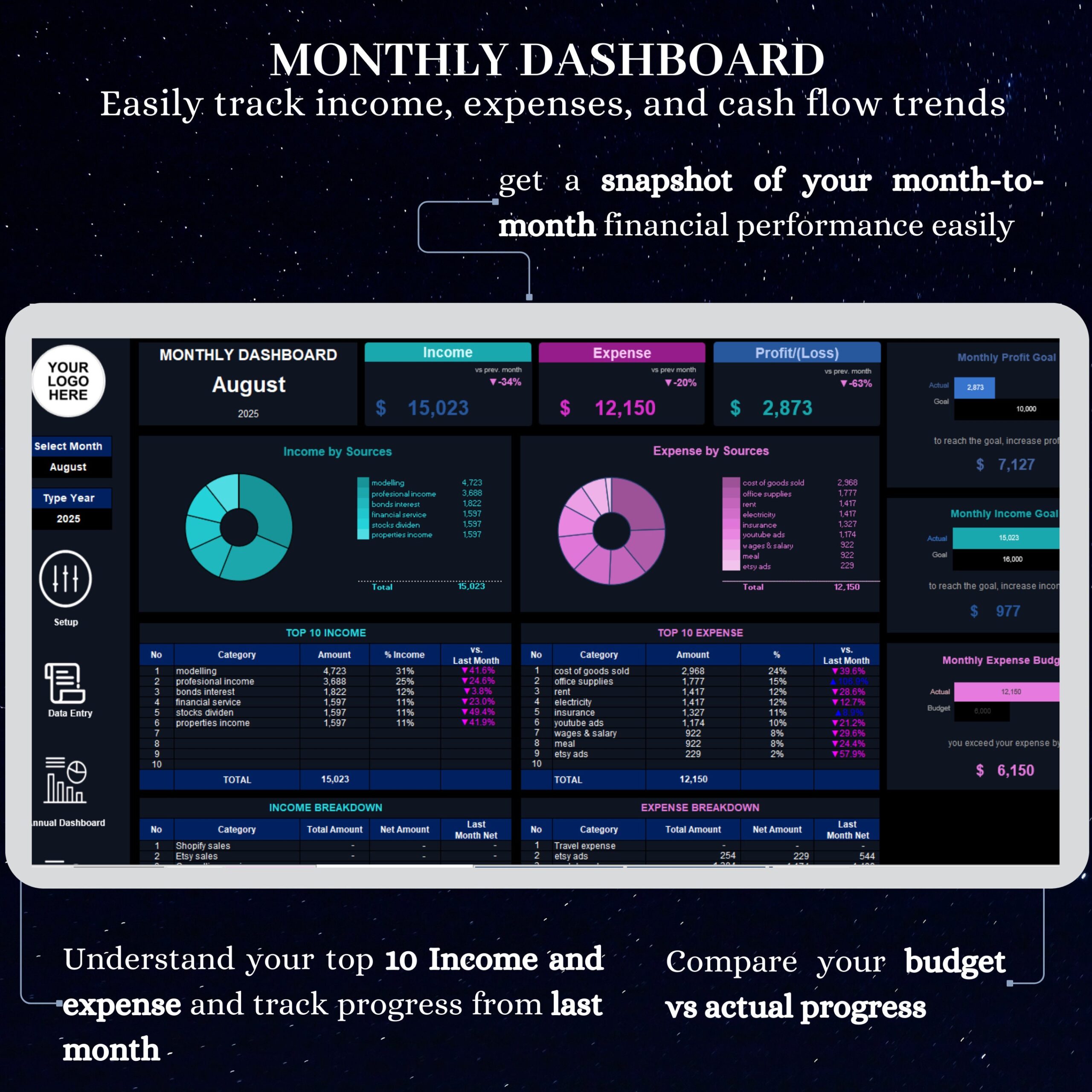 Small Business Bookkeeping Template
