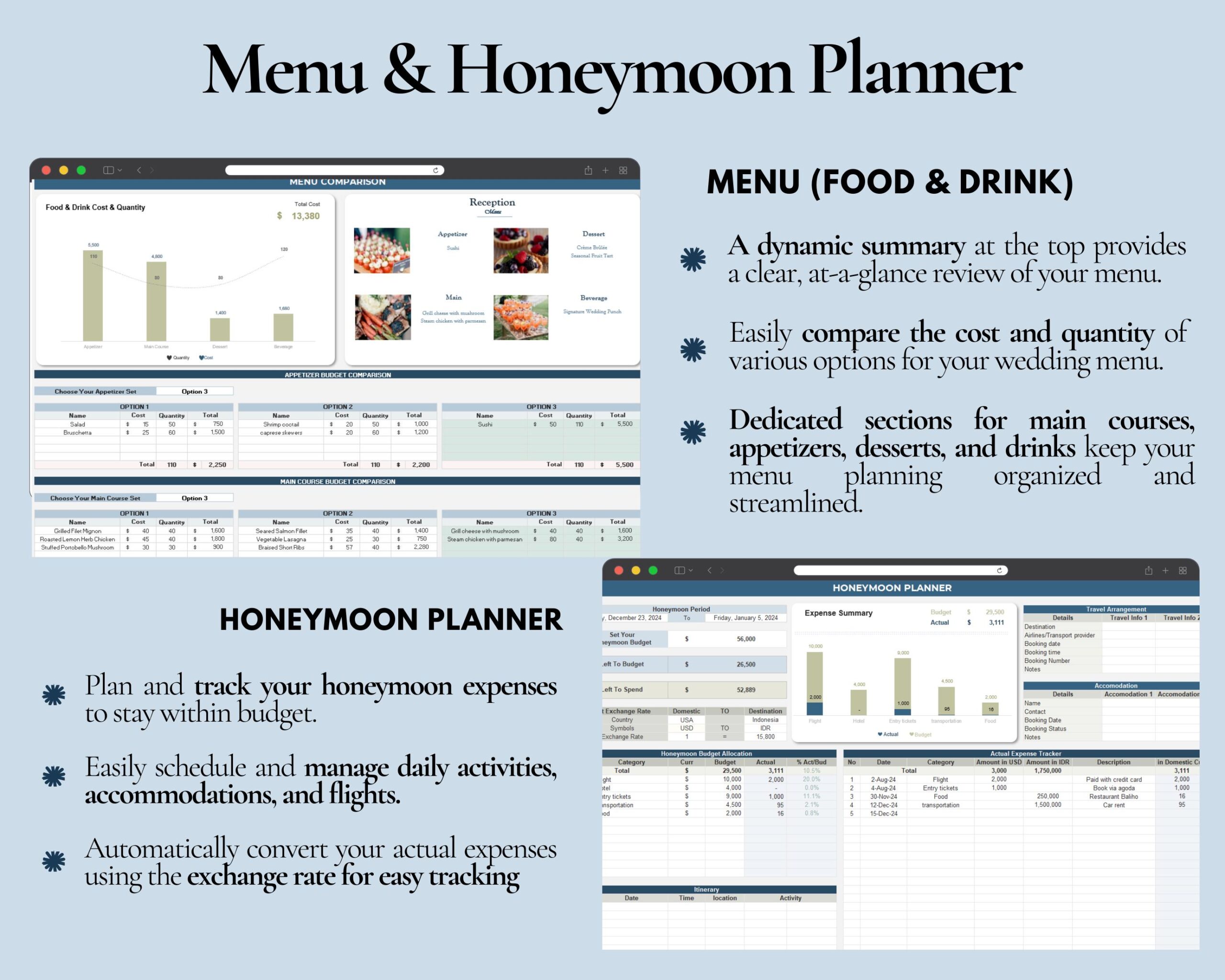 Ultimate Wedding Planner Spreadsheet: Budget, Timeline, Guest List (Digital Download)