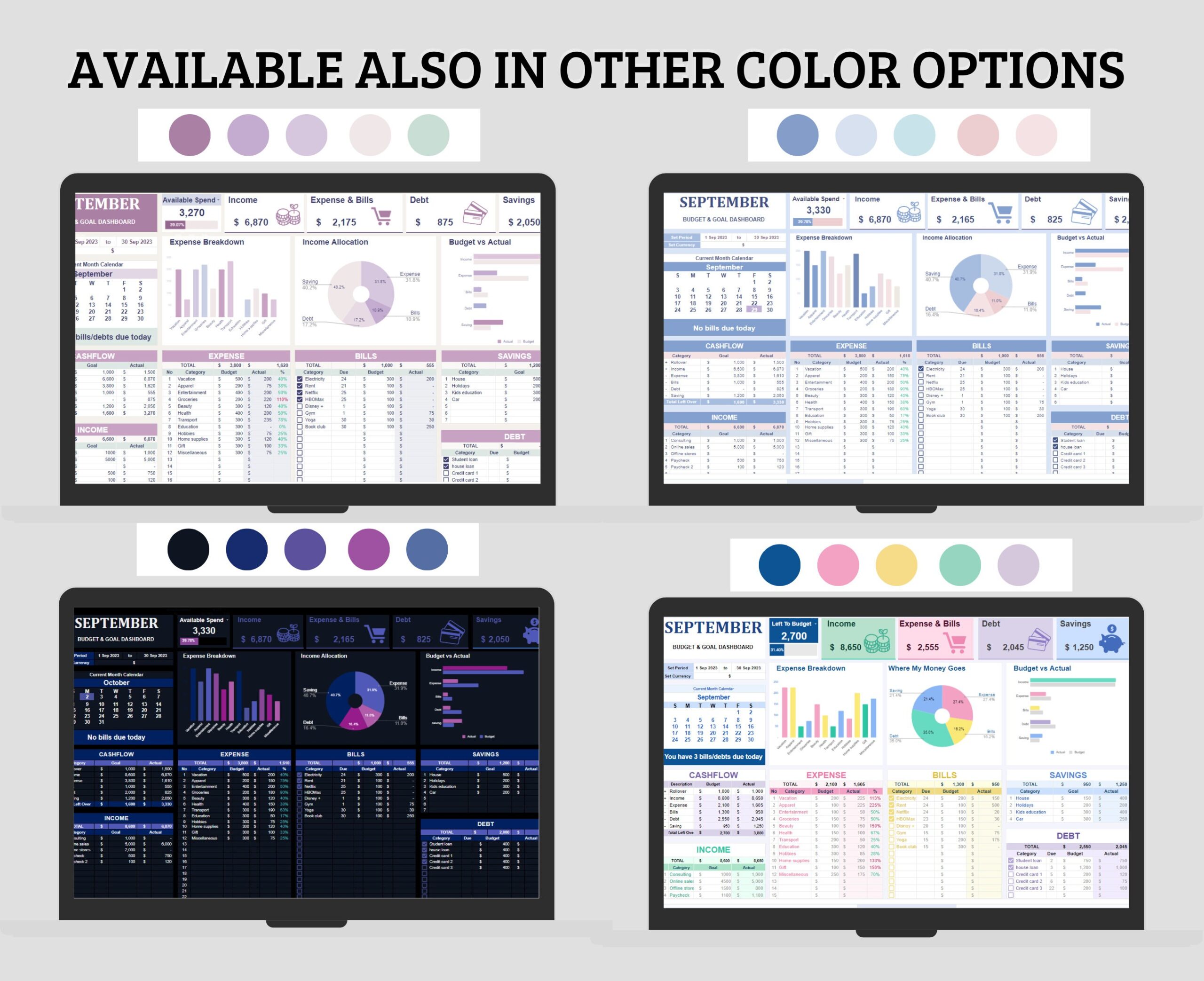 Simple Budget Spreadsheet for Personal Finance