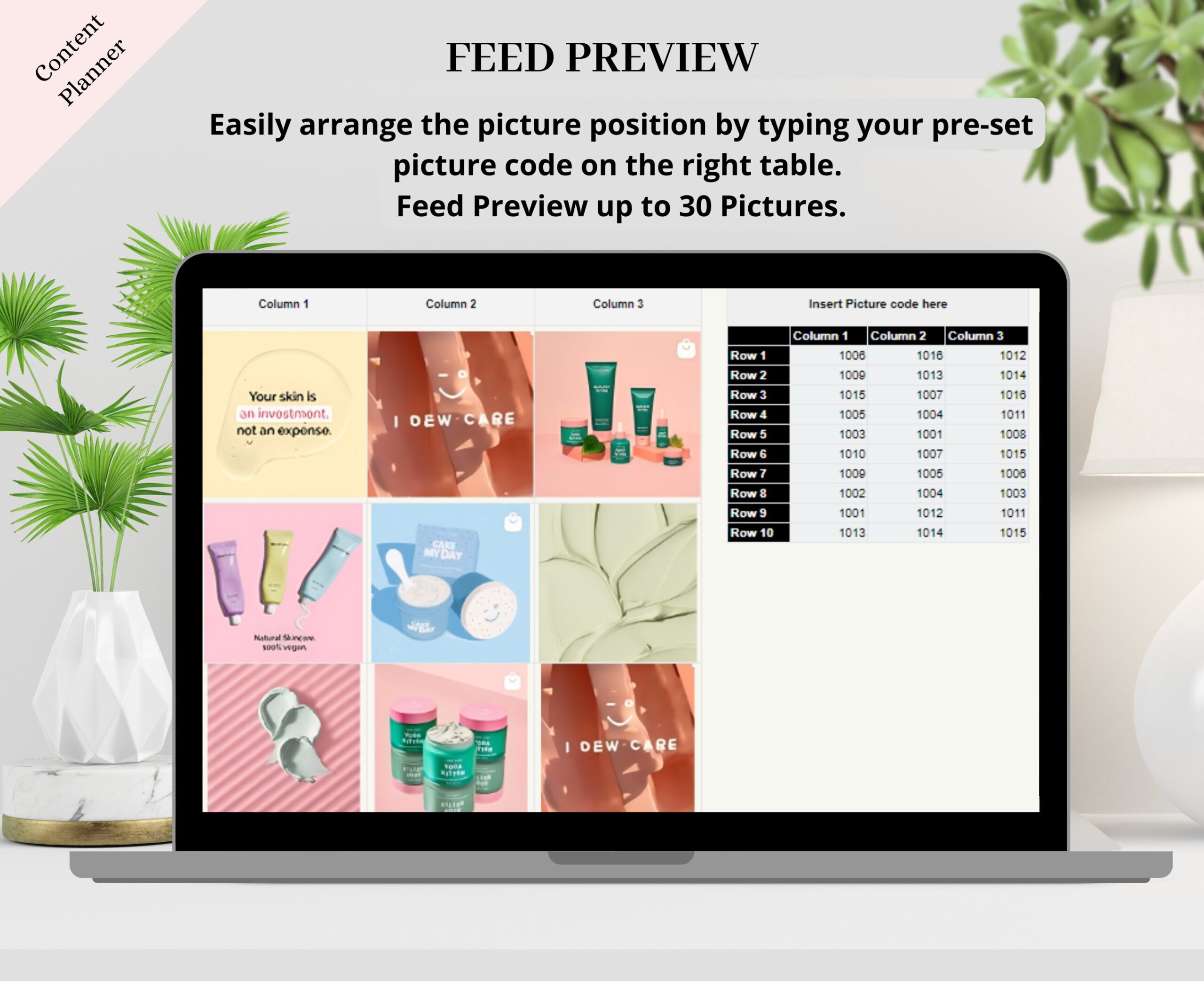 Small Business Bookkeeping and Content Planner Template