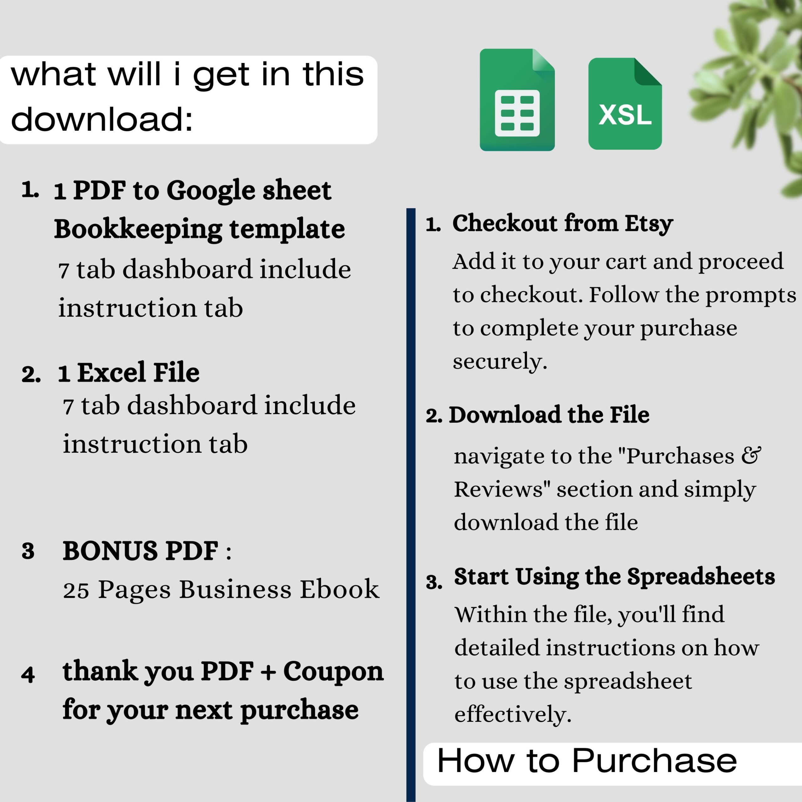 Small Business Bookkeeping Template with Tax Tracker