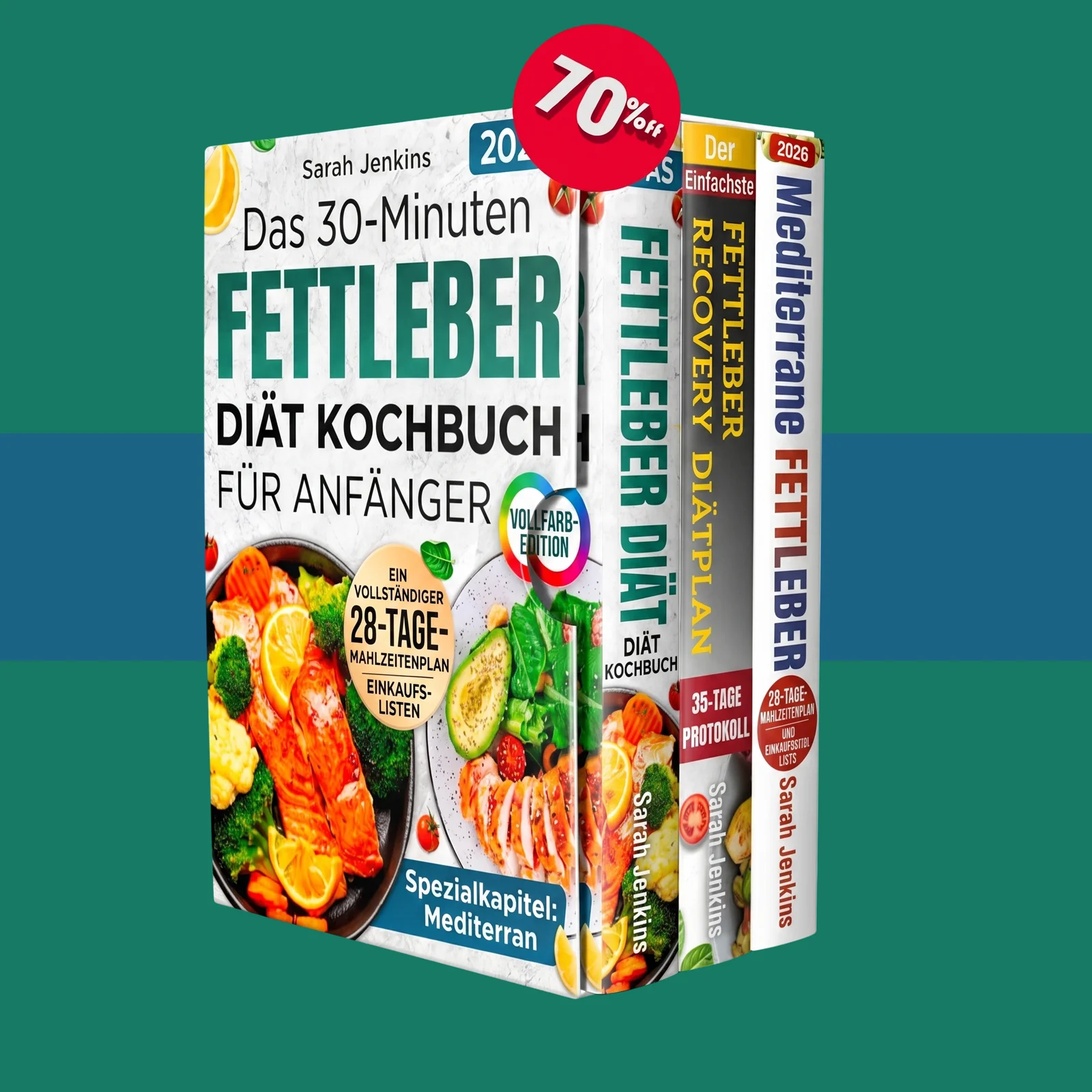 Das Komplette Fettleber-Diät-Kochbuch für Anfänger + 2 BONUS-ARTIKEL